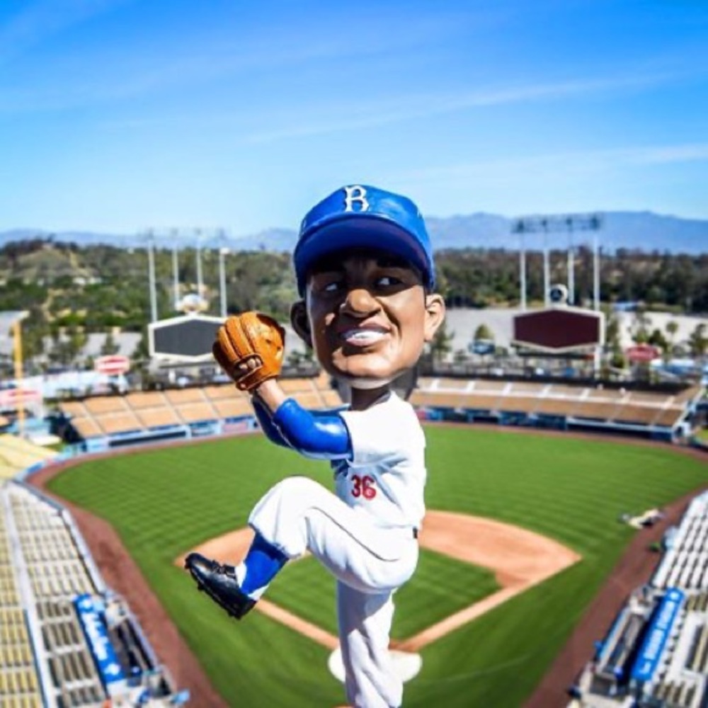 Dodgers Don Newcombe Bobblehead 2016 Brooklyn / Los Angeles - Picture 2 of 8